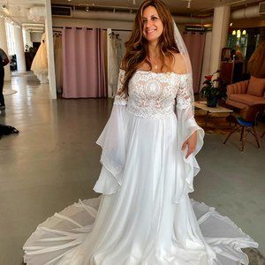 Cocomelody Alivia Wedding Gown Size 12 - already altered